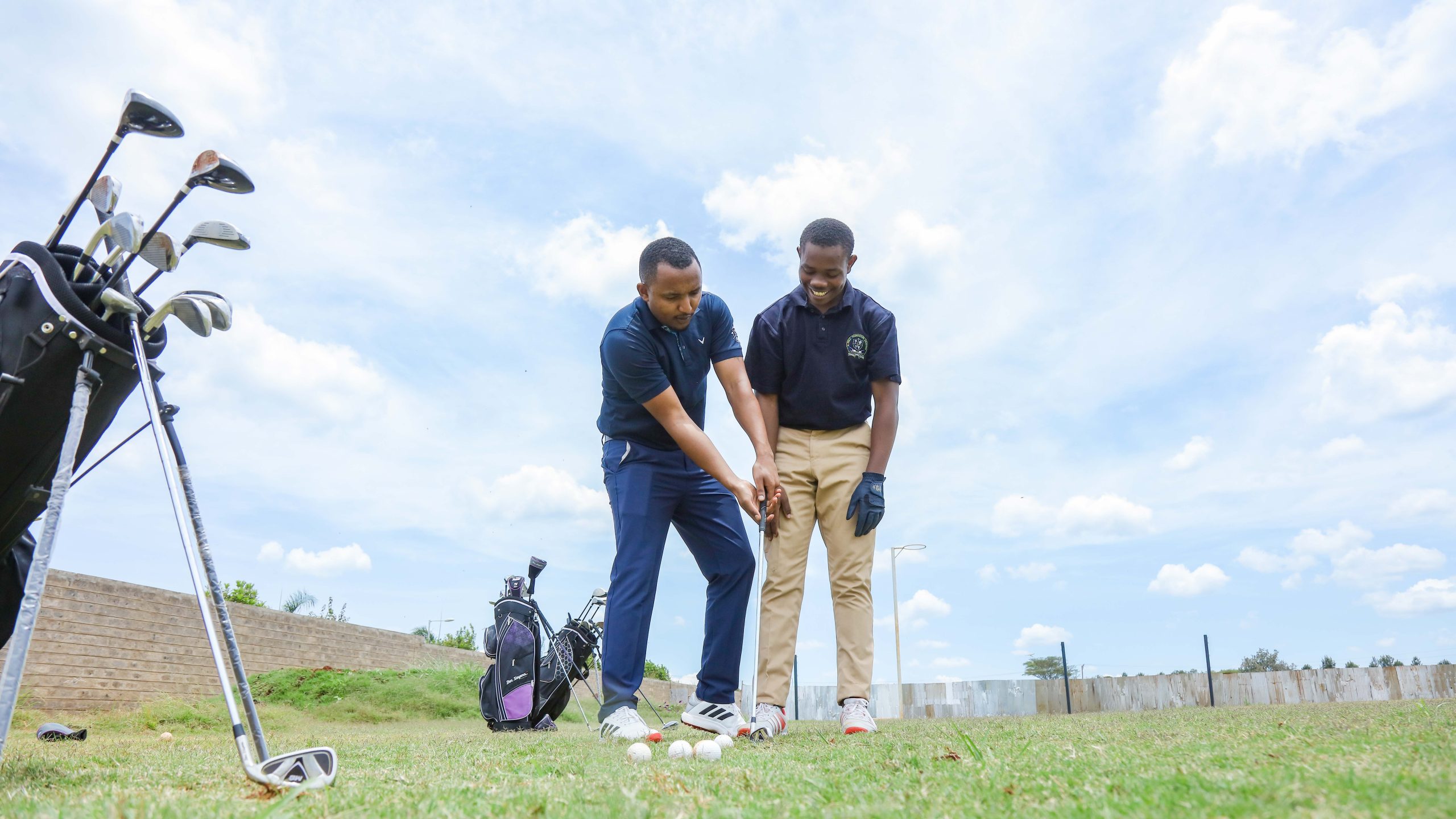 What can students learn while playing golf by Ronnie Mutea